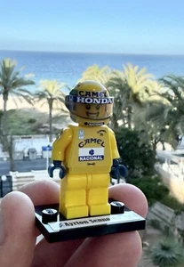 Ayrton Senna 1987 F1 Lotus 99T minifigure Car Driver - Foto 1 di 2