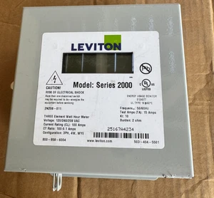 Leviton Series 2000 Three Phase Indoor Meter - Picture 1 of 5