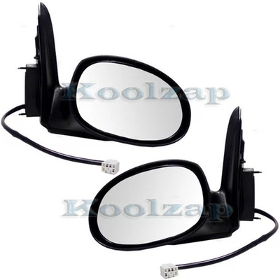 JUEGO DE PARES DE ESPEJOS RETROVISORES ELÉCTRICOS SIN CALOR NO PLEGABLES PARA 04-10 PT Cruiser Wagon Foto 1 de 4