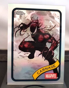 Carnage 2025 Topps Chrome Marvel #173 Silver Refractor - Picture 1 of 2