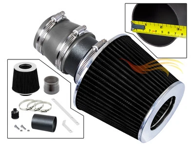 Kit de admisión de aire Ram gris XYZ RW + filtro 1999-2005 VW Jetta Golf Beetle/Audi TT Foto 1 de 2