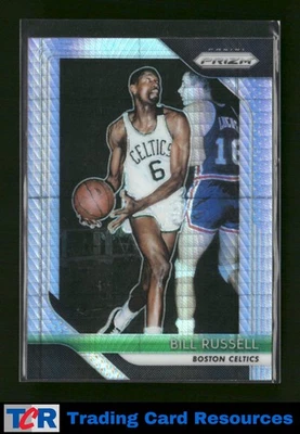 2018-19 Panini Prizm #25 Bill Russell Prizms Hyper - Image 1 of 2
