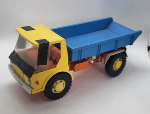 Vintage Rare USSR Friction Plastic & Tin Truck Toy 1412 MIR Soviet - Picture 1 of 19
