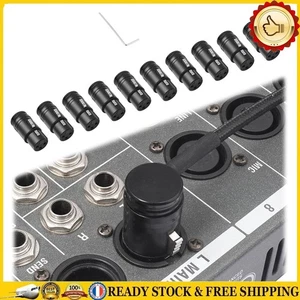 FR Male/Female 3 Pin Compact XLR Microphone Solder Adapter Connector with Wrench - Bild 1 von 18