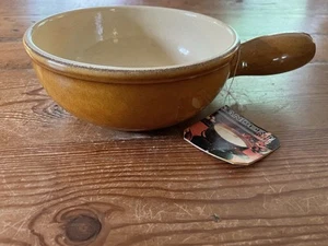 VINTAGE LANDERT 20 FONDUE Stoneware POT CASSEROLE - Picture 1 of 7