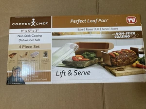 Copper Chef Perfect Kastenform mit Lift & Serve Einsatz und Kunststoffdeckel * KEIN BUCH - Bild 1 von 12