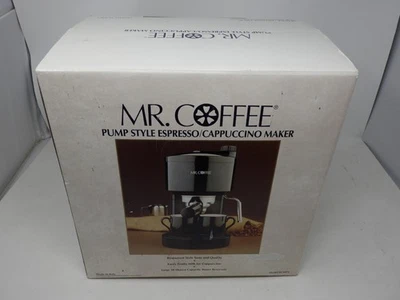 NUEVO Mr. Coffee Pump Estilo Cafetera Espresso Cappuccino Modelo ECMP3 Hecha en Italia Foto 1 de 4