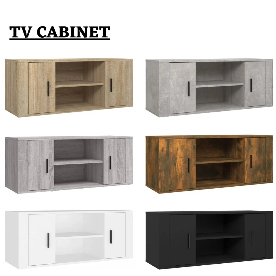 Modern TV Cabinet TV Unit Stand Media Entertainment Centre Living Room Furniture - Image 1 of 1