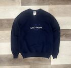 Vintage Las Vegas Sweatshirt Mens XL Blue Made in USA 1990s Crewneck