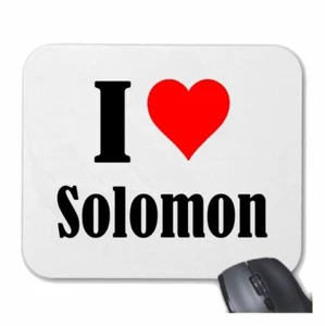MOUSEPAD Mauspad I Love Solomon Ich Liebe Solomon - Bild 1 von 1