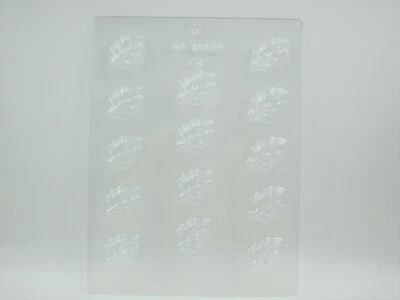 Форма для конфет 14 дубовых листьев прозрачные пластиковые изделия CK 90-13030 - Изображение 1 из 4