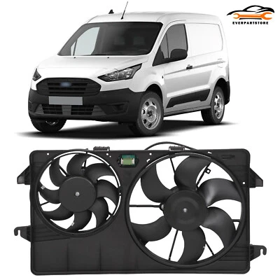 For 2010-2013 Ford Transit Connect 2.0L Radiator Condenser Cooling Fan Assembly - Изображение 1 из 4