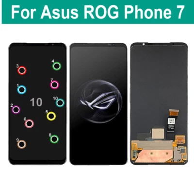 6.78" AMOLED For Asus ROG Phone 7 LCD Display Touch Screen Digitizer Replacement - Image 1 of 2