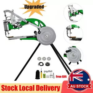 Manual Cobbler Shoe Repair Sewing Machine Dual Leather Cloth Cotton Nylon Thread - Picture 1 of 12