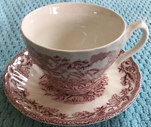 Fox Hunt Hunting Cup and Saucer Royal Wessex Redware - Picture 1 of 6