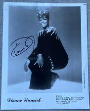 Dionne Warwick Signed In Person RARE Promo Press Photo