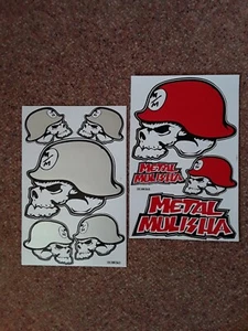 METAL MULISHA MOTOCROSS MOTORSPORT RACING CAR RALLY STICKERS x 2 - Picture 1 of 2
