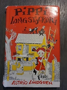 Pippi Longstocking by Astrid Lindgren Viking Press, 1950 HB Book w/DJ Vintage - Picture 1 of 6