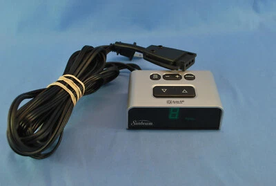 Manta eléctrica plateada Sunbeam U85 PAC-0531 control de 3 puntas OEM ¡Envío gratuito! Foto 1 de 3