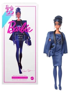 MATTEL Barbie doll in a sapphire blue dress HRM60 - Picture 1 of 6