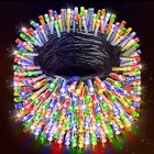 200 Ft 500 LED Cadena Luces Navideñas Multicolor Decor De Navidad Para Exterior