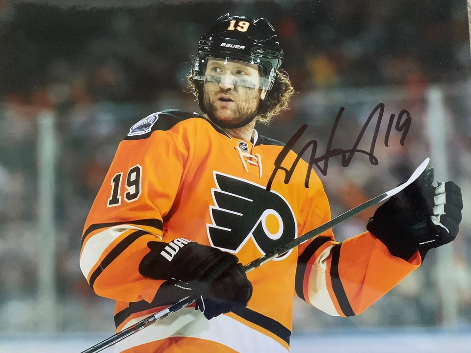 FOTO 8x10 clásico de invierno autografiada firmada autografiada por scott hartnell philadelphia flyers Foto 1 de 1