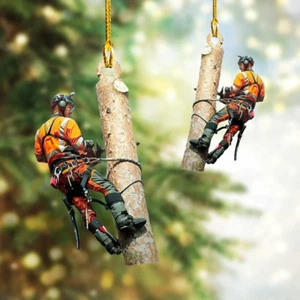 Arborist ornament, Christmas gift custom shaped acrylic ornament - Picture 1 of 1