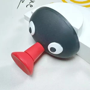Gancio per asciugamano a forma di pinguino con il broncio, senza pugni - Afbeelding 1 van 6