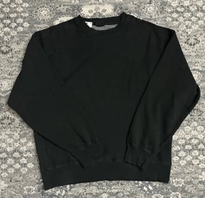 Cotton On Mens Loose Fit Long Sleeve Sweatshirt Size XL Washed Black - Picture 1 of 5