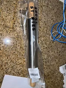 Short Stories Stainless Steel Rolling Pin NEW Baking Dough Kitchen Non-Sticking - Picture 1 of 3