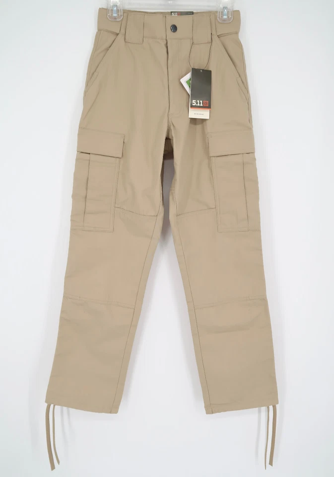 Mens 5.11 511 TDU Ripstop Tactical Pants Size XL 39.5-43 Khaki 74003 Military