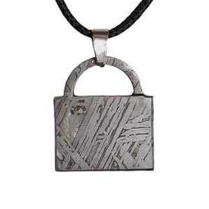 Muonionalusta meteorite Necklace pendant lk0103 - Picture 1 of 5