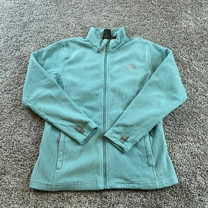 North Face Jacket Girls Large 14-16 Blue Coat Full Zip Kids Youth - Picture 1 of 8