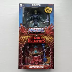 MOTU Origins Skeletor x Stranger Things Demogorgon 2 Pack New / Exclusive - Picture 1 of 7
