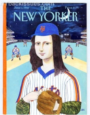 New Yorker magazine June 3 1991 Mona Lisa woman baseball pitcher Cynthia Zarin - Imagem 1 de 4
