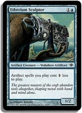 Etherium Sculptor FOIL Shards of Alara NM Artifact Blue Common CARD ABUGames