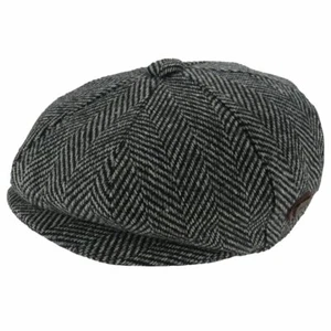 Tapa plana de ocho segmentos tweed Peaky Blinders estilo últimos 8,00 £ precio de liquidación - Imagen 1 de 1