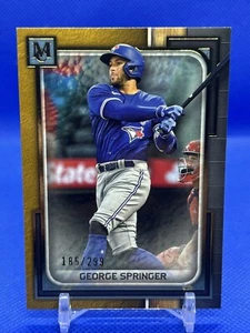 2023 Topps Museum Collection George Springer #50 Gold /299 - Picture 1 of 2