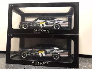 AUTOart Mercedes-Benz 500 SEC AMG 1989 SPA #5 & #6 1/18 *BRAND NEW SUPER RARE* - Picture 1 of 12