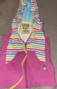 Love Crush Girls Size Medium Colors Vest With Zipper - Picture 1 of 6