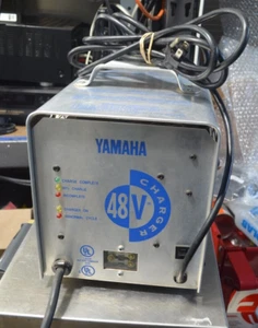 yamaha 48v battery charger model SCR481717 for parts untested SEE PHOTOS - Picture 1 of 15