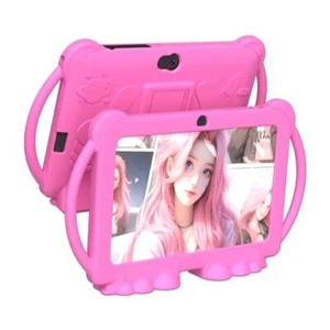 Kids Tablet, 7 inch Tablet for Kids 4GB 32GB Android 12 Preinstalled Red - Picture 1 of 8