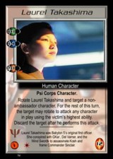 Laurel TAKASHlMA-psi-corps-Babylon 5 CCG TCG