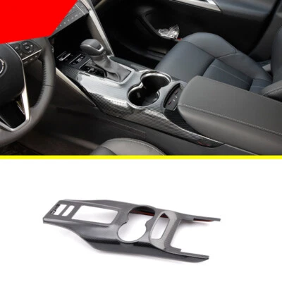 Panel de cambio de marchas consola central estilo fibra de carbono para Toyota Venza 2021-2024 Foto 1 de 4