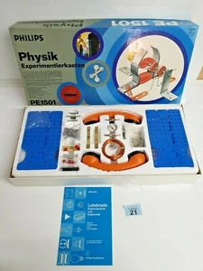 RARE Vintage Philips Physik PE1501 - UNUSED 1970's - ORANGE PHONE VERSION (21) - Picture 1 of 9