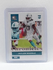 Jaylen Waddle 2021 Chronicles Football - #76 RC - Miami Dolphins - Picture 1 of 2