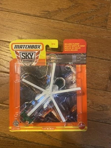 Matchbox Sky Busters Air Blade Metal Diecast Helicopter Model Toy with Playmat - Picture 1 of 2
