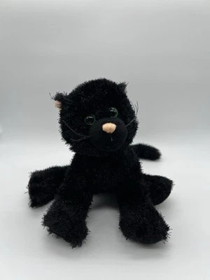 Ganz Webkinz Black Cat HM 135 8" Plush Stuffed Animal NO CODE - Image 1 of 4