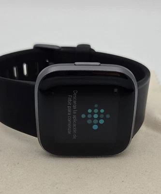 Reloj inteligente Fitbit Versa 2 FB507BKBK salud y estado físico negro/carbono - **probado** Foto 1 de 4