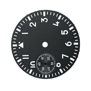 37mm Green Luminous Watch Dial Second @9 Replace For ETA 6497 ST3600 Movement S - Picture 1 of 7